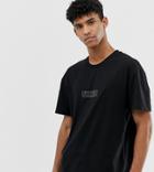 Crooked Tongues Oversized T-shirt With Reflective Logo Print - Multi