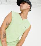 Collusion Sleeveless T-shirt In Green Set