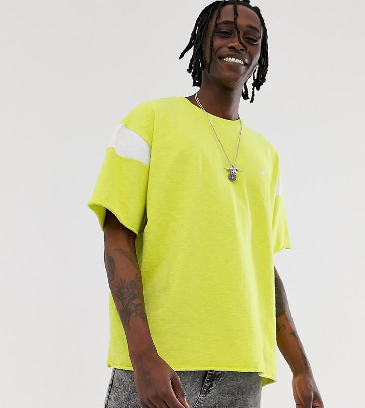 Heart & Dagger T-shirt With Striped Shirt Detail - White