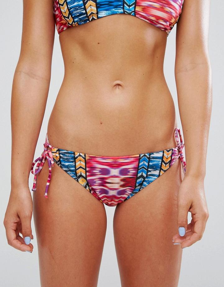 Raisins Tie Side Bikini Bottoms - Multi