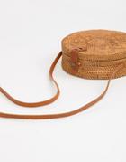 Street Level Bunga Bali Handmade Straw Bag - Beige