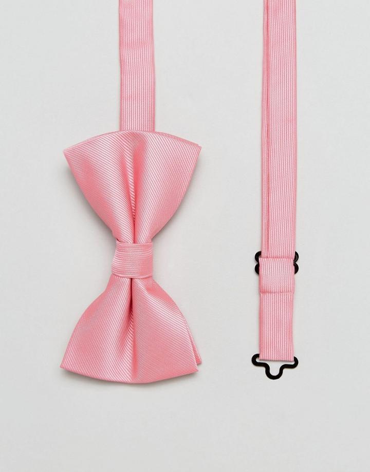Asos Bow Tie In Pink - Pink
