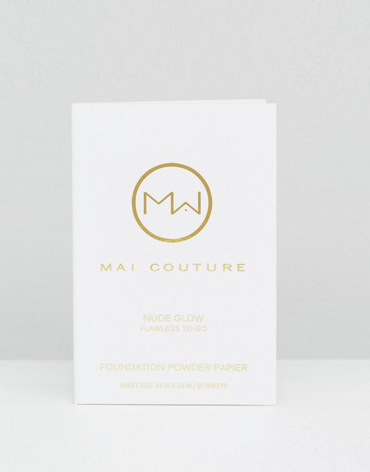 Mai Couture Foundation Powdered Papier (50 Sheets) - Beige