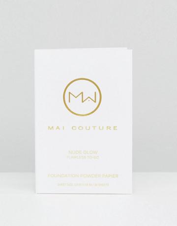 Mai Couture Foundation Powdered Papier (50 Sheets) - Beige