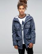 Adidas Originals Utility Parka Ay9136 - Blue