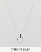 Pieces Sterling Silver Ring Necklace - Silver