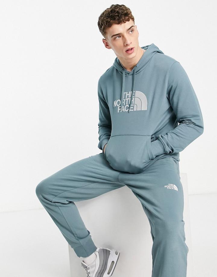 The North Face Light Drew Peak Hoodie In Blue