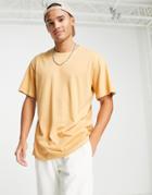 Soul Star Oversized T-shirt In Clay-brown