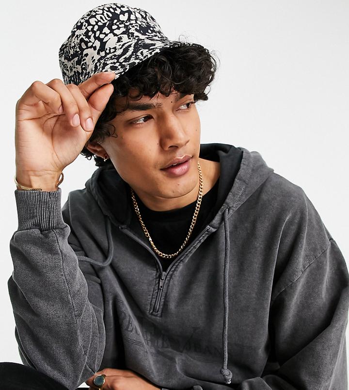 Reclaimed Vintage Inspired Bucket Hat In Animal Print-multi