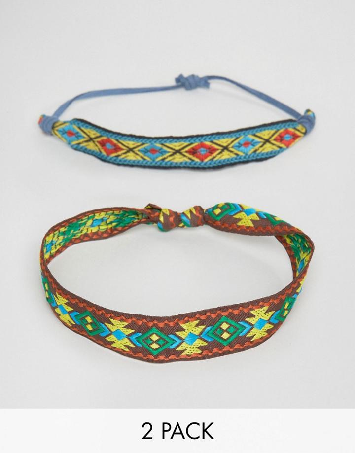 Asos Geometric Multi Color Bracelet Pack - Multi