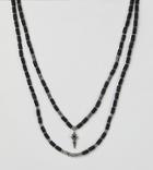 Reclaimed Vintage Inspired Beaded Necklace Exclusive To Asos - Silver
