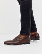 Ted Baker Galah Penny Loafers In Brown Leather - Tan
