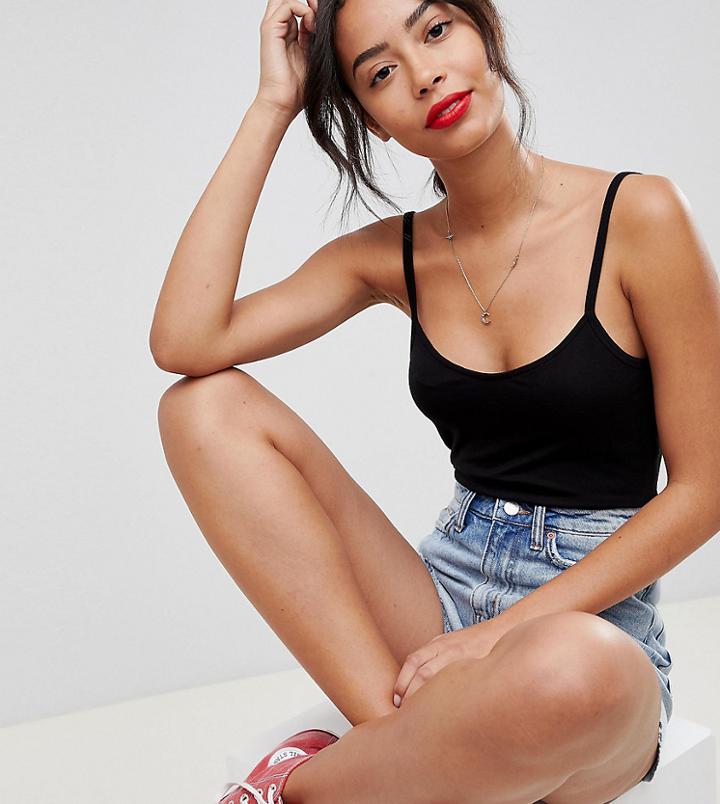 Asos Design Tall Ultimate Cami In Black - Black