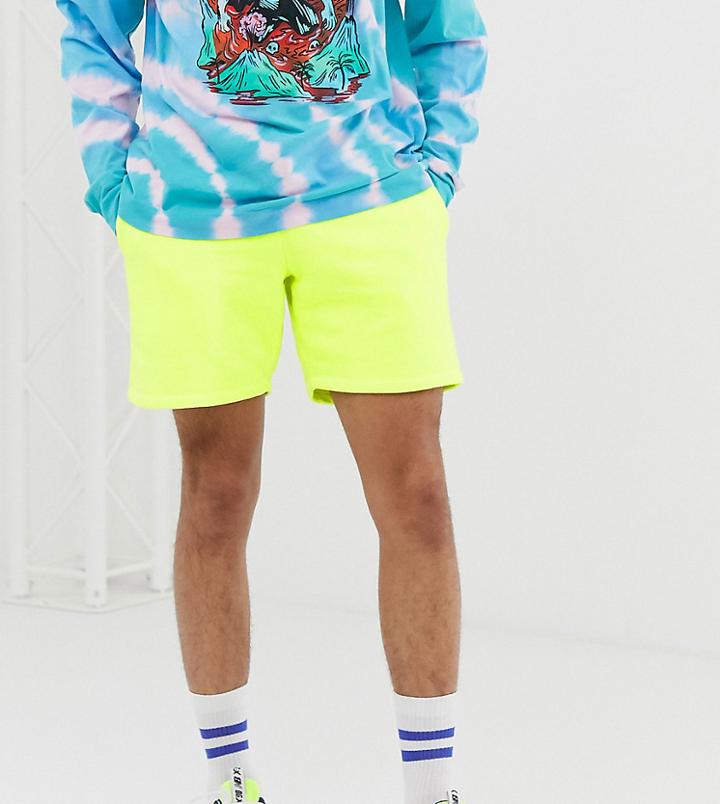 Collusion Shorts In Yellow - Yellow
