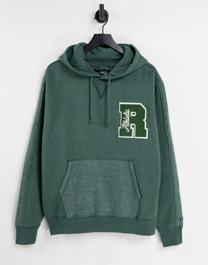 Russell Athletic Thomas Hoodie In Dark Green