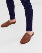 New Look Backless Loafers In Tan - Tan