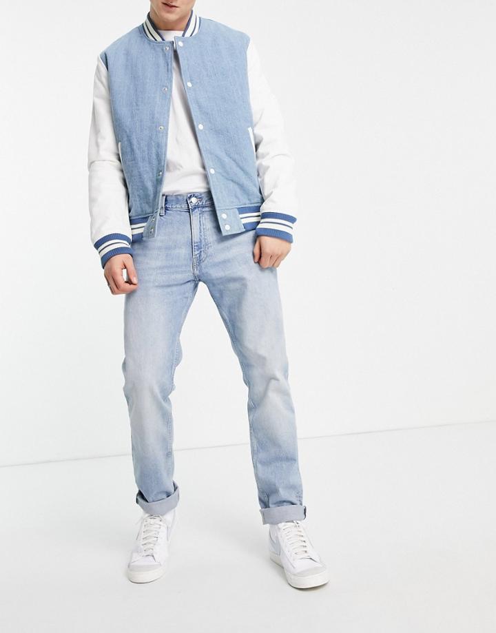 Weekday Easy Jeans In Poppy Blue-blues