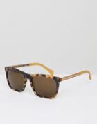 Tommy Hilfiger Th 1435/s Square Sunglasses In Tortoise - Brown