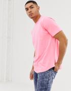 Soul Star T-shirt In Neon Pink