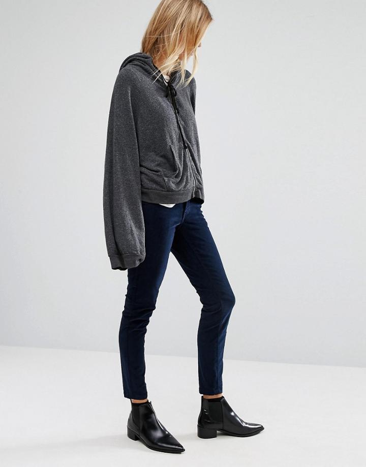 Vero Moda Skinny Corduroy Pants - Navy