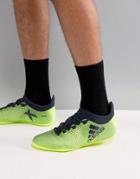 Adidas Soccer X 17.3 Indoor Sneakers In Yellow Cg3717 - Yellow