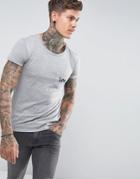 Lee Logo Pocket T-shirt - Gray