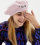 Collusion Cord Beret - Pink