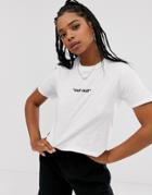 Adolescent Clothing Out Out Cropped T-shirt - White