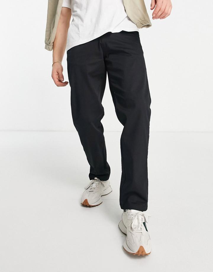 Jack & Jones Intelligence Kane Loose Fit Chino Pants In Black