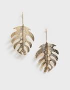 Pieces Leaf Earrings - Gold