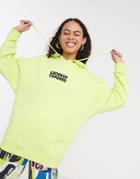 Crooked Tongues Hoodie With Logo Print-green