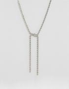 Missguided Rope Chain Necklace - Silver