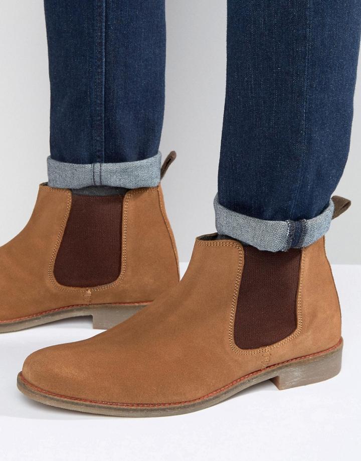Lambretta Chelsea Boots In Tan - Tan