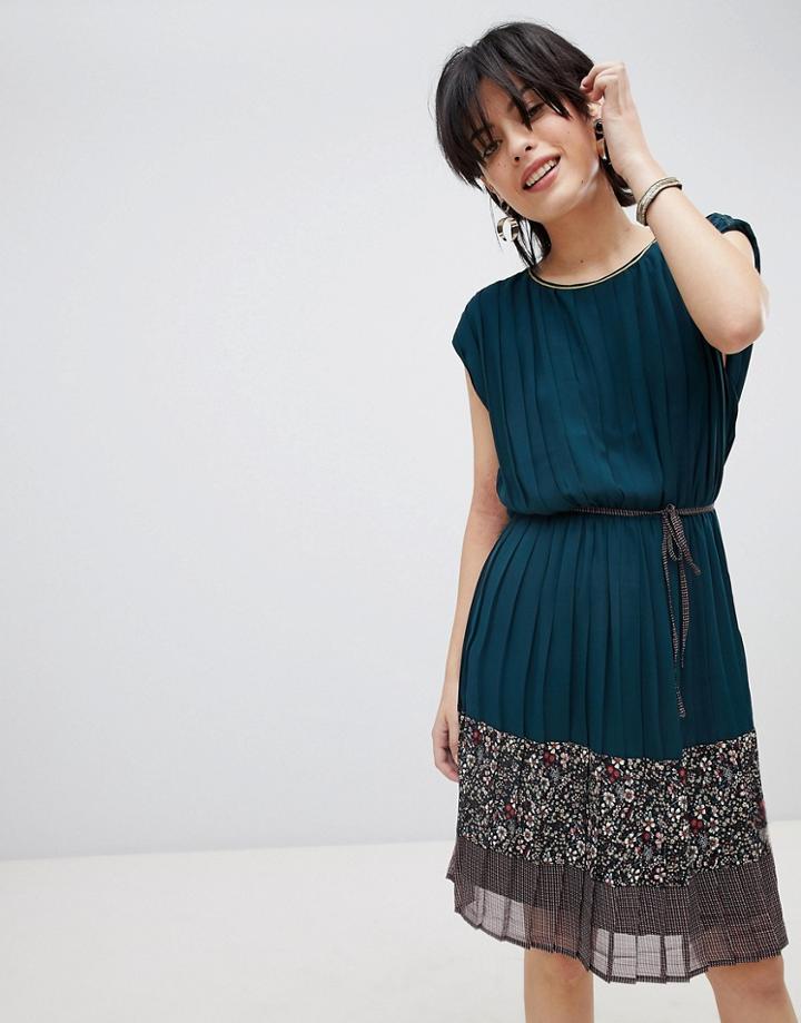 Deby Debo Verdo Tie Waist Dress - Blue