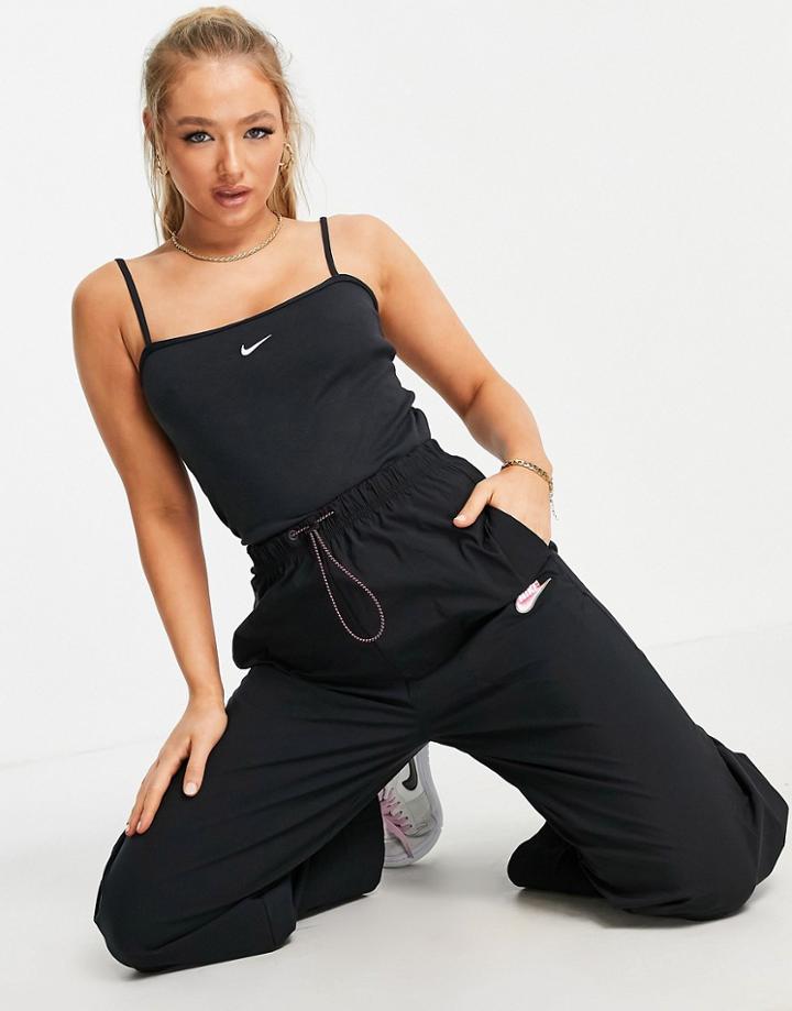 Nike Essentials Cami Tank Top In Black