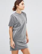 Uncivilised Hutton T-shirt Dress - Gray