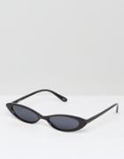 Asos Small Cat Eye Fashion Glasses - Black