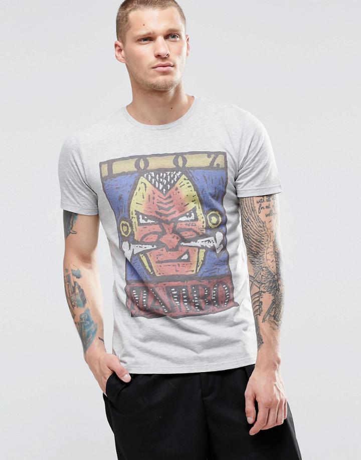 Mambo Bone Nose T-shirt - Gray