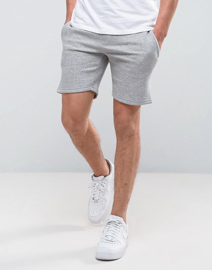 Defend London Shorts In Gray With Logo - Gray