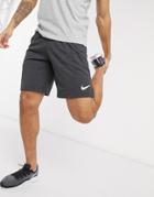 Nike Training Dri-fit Cotton Shorts In Black