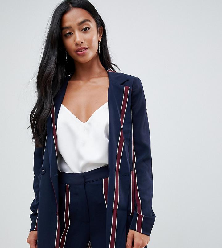 Y.a.s Petite Striped Blazer - Multi
