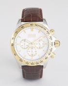 Boss 1513174 Brown Chronograph Leather Watch - Brown