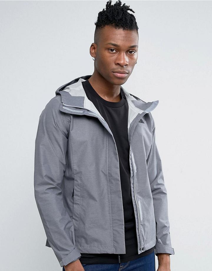 The North Face Venture 2 Jacket In Dark Gray Heather - Gray