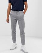 River Island Smart Sweatpants With Striped Waistband In Gray