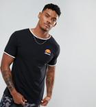 Ellesse Muscle Fit T-shirt With Small Logo In Black - Black