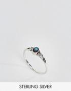 Kinglsey Ryan Sterling Silver Abalone Shell Ring - Silver