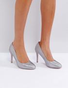 Miss Kg Round Toe Point High Heels - Gray