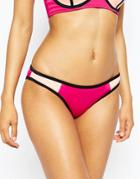 Missguided Color Block Bikini Bottom - Multi