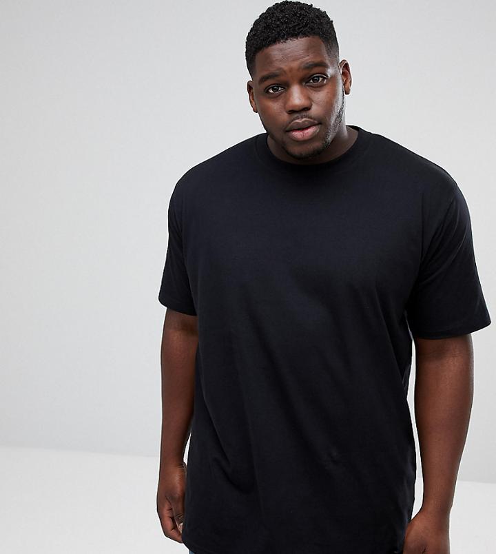 Duke Plus Crewneck T-shirt In Black - Black