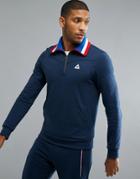 Le Coq Sportif Half Zip Sweatshirt - Navy